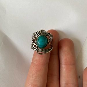 Silpada Turquoise ring size 6.5-7